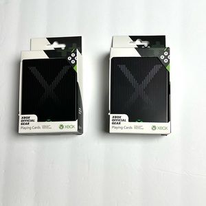Lot of 2 Xbox Playing Cards Deck Joker Paladone